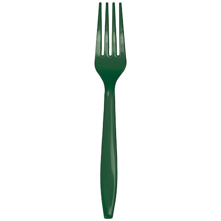 Touch Of Color Hunter Green Plastic Forks, 7", 288PK 019124